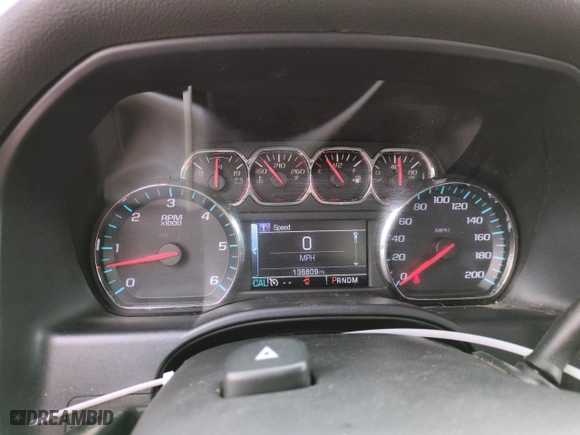 2015 Chevrolet Silverado 1500 LT with VIN 3GCUKREC8FG296411, listed as a Copart auction lot 50568985 with 138,809 mi miles and Salvage Title. Bid and sale history available at carsss.com. Image 9.