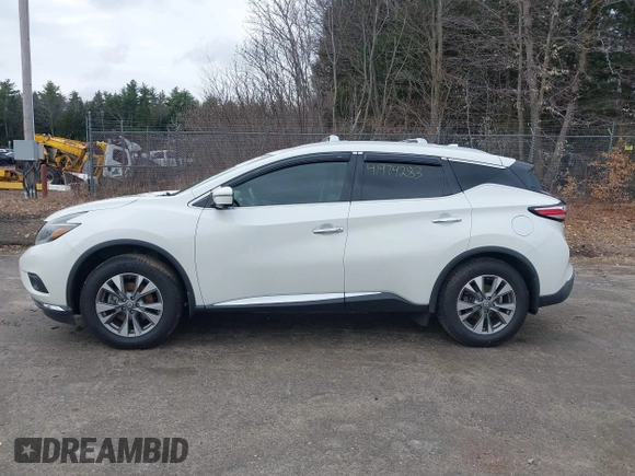 2018 Nissan Murano S z VIN 5N1AZ2MG4JN136385, wystawiony jako IAAI lot #41974283 z przebiegiem 60 741 mil mil oraz . Historia ofert i sprzedaży dostępna na DreamBid. Obrazek 14.
