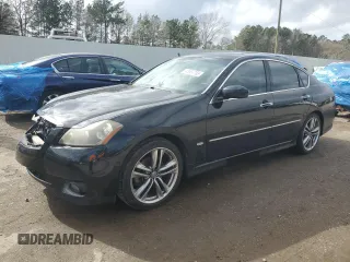 2009 Infiniti M with VIN JNKCY01E79M802629, listed as a Copart auction lot 43067755 with 136,846 mi miles and Salvage Title. Bid and sale history available at DreamBid. Image 1.