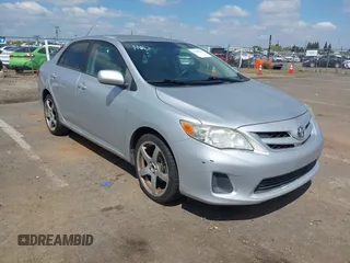 2011 Toyota Corolla L with VIN JTDBU4EE9B9156724, listed as a IAAI auction lot 42138344 with 96,486 mi miles and . Bid and sale history available at DreamBid. Image 1.