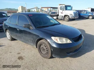 2005 Honda Civic Sdn LX with VIN JHMES165X5S007704, listed as a IAAI auction lot 41993783 with 243,517 mi miles. Bid and sale history available at carsss.com. Image 1.
