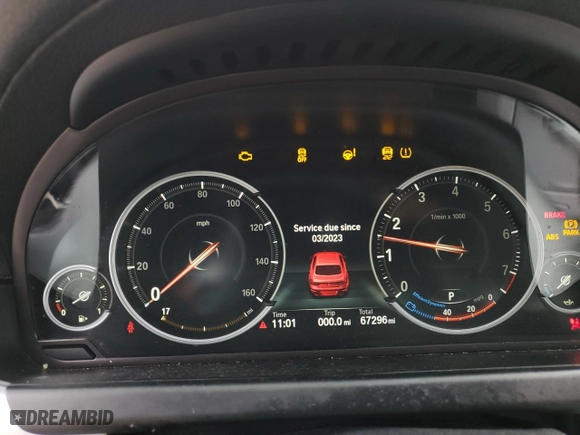 2019 BMW 6 Series 640i xDrive with VIN WBA6D2C52KGT73579, listed as a Copart auction lot 47988833 with 67,296 mi miles. Bid and sale history available at carsss.com. Image 9.