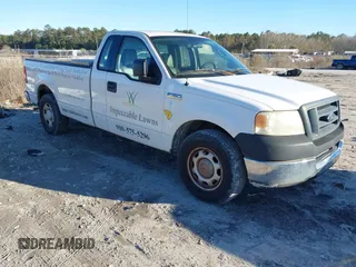 2005 Ford F-150 XL with VIN 1FTPF125X5NA95687, listed as a IAAI auction lot 41737229 with 181,495 mi miles. Bid and sale history available at carsss.com. Image 1.