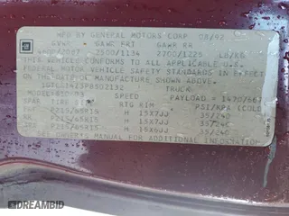 1993 GMC Sonoma with VIN 1GTCS14Z3P8502132, listed as a Copart auction lot 79918234 with 203,741 mi miles and Salvage Title. Bid and sale history available at carsss.com. Image 12.