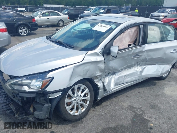 2017 Nissan Sentra SV with VIN 3N1AB7AP4HY391158, listed as a IAAI auction lot 42224902 with 86,005 mi miles and . Bid and sale history available at DreamBid. Image 6.
