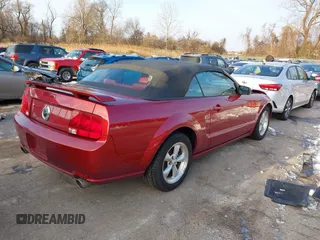 2007 Ford Mustang GT Deluxe with VIN 1ZVFT85H575257339, listed as a IAAI auction lot 41250343 with 134,120 mi miles and . Bid and sale history available at DreamBid. Image 4.