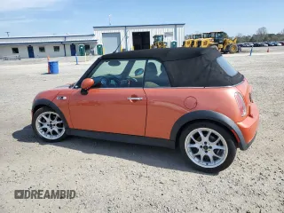 2006 MINI Convertible S with VIN WMWRH33576TF89127, listed as a Copart auction lot 49763365 with 150,446 mi miles and Salvage title. Bid and sale history available at DreamBid. Image 2.