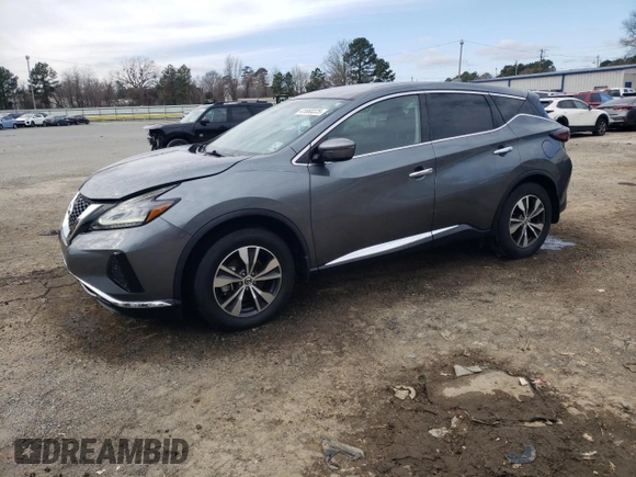 2020 Nissan Murano S with VIN 5N1AZ2AJ6LN157113, listed as a Copart auction lot 41660225 with 67,006 mi miles and Salvage Title. Bid and sale history available at DreamBid. Image 1.