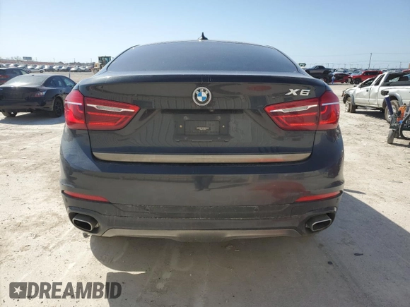 2018 BMW X6 xDrive35i with VIN 5UXKU2C51J0X49700, listed as a Copart auction lot 48802985 with 95,733 mi miles and Salvage Title. Bid and sale history available at carsss.com. Image 6.