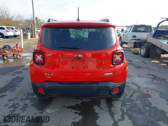 2017 Jeep Renegade Altitude with VIN ZACCJBBB7HPF99635, listed as a IAAI auction lot 41722246 with 64,749 mi miles and . Bid and sale history available at DreamBid. Image 16.