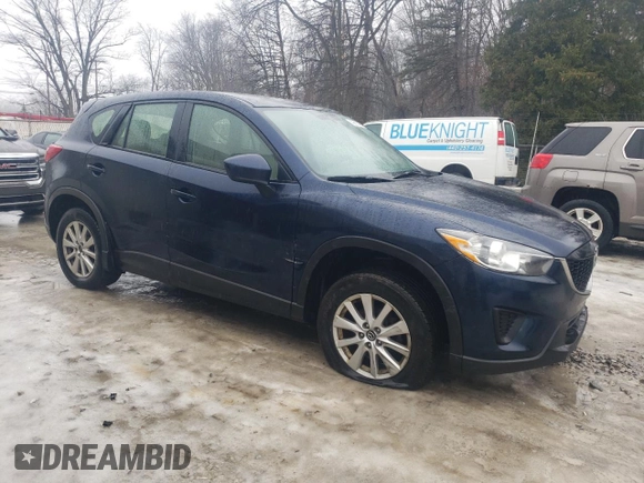 2014 Mazda CX-5 Sport with VIN JM3KE2BE7E0407309, listed as a Copart auction lot 43612455 with 152,510 mi miles and Salvage Title. Bid and sale history available at carsss.com. Image 4.