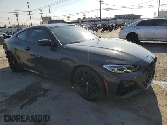 2021 BMW 4 Series M440i xDrive with VIN WBA13AR05MCF92780, listed as a Copart auction lot 42741285 with 41,751 mi miles and Salvage Title. Bid and sale history available at DreamBid. Image 4.