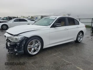 2017 BMW 3 Series 330i with VIN WBA8B9G51HNU09848, listed as a Copart auction lot 48812075 with 105,075 mi miles and Salvage Title. Bid and sale history available at carsss.com. Image 1.