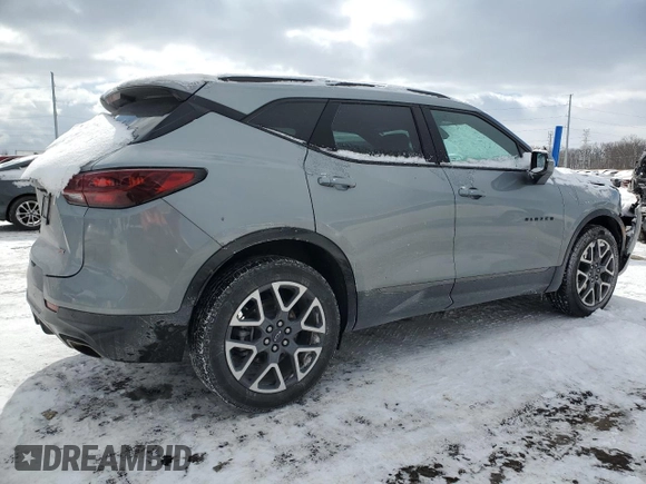 2024 Chevrolet Blazer RS с VIN 3GNKBERS2RS162035, выставлен на аукционе Copart как лот 44996375 с пробегом 20 609 миль миль и Списание • Salvage title. История ставок и продаж доступна на DreamBid. Изображение 3.