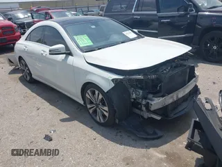2014 Mercedes-Benz CLA 250 with VIN WDDSJ4EBXEN105295, listed as a IAAI auction lot 42275555 with 88,888 mi miles and . Bid and sale history available at DreamBid. Image 1.