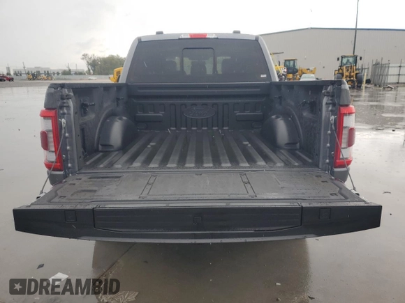 2023 Ford F-150 XL with VIN 1FTFW1E58PFC45266, listed as a Copart auction lot 46673095 with 9,422 mi miles and Salvage Title. Bid and sale history available at carsss.com. Image 6.