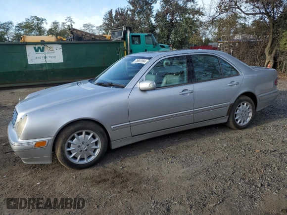 2001 Mercedes-Benz E-Class AWD with VIN WDBJF82J41X052567, listed as a Copart auction lot 75853904 with 111,491 mi miles and Clean Title. Bid and sale history available at carsss.com. Image 1.
