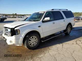 2014 Ford Expedition EL Limited with VIN 1FMJK1K52EEF07422, listed as a Copart auction lot 47033425 with 204,354 mi miles and Salvage Title. Bid and sale history available at carsss.com. Image 1.
