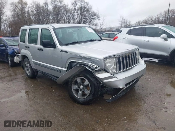 2008 Jeep Liberty Sport with VIN 1J8GN28K48W105949, listed as a IAAI auction lot 41817815 with 87,618 mi miles and . Bid and sale history available at DreamBid. Image 1.