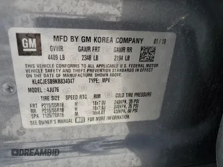 2019 Buick Encore Preferred with VIN KL4CJESB9KB834047, listed as a Copart auction lot 51334665 with 41,559 mi miles and Salvage Title. Bid and sale history available at DreamBid. Image 13.