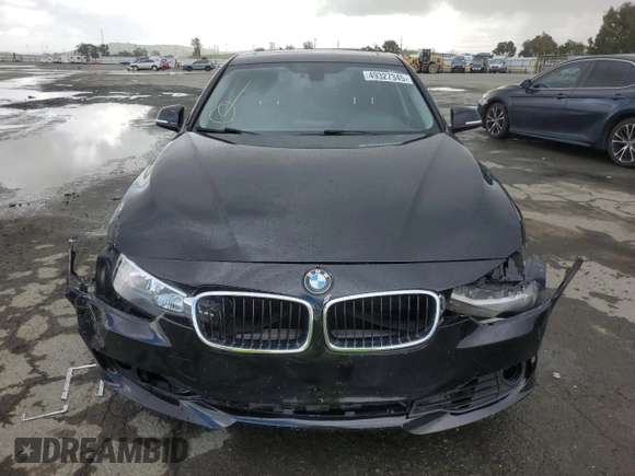 2014 BMW 3 Series 328i with VIN WBA3C1C56EK107662, listed as a Copart auction lot 49327345 with 107,467 mi miles and Salvage Title. Bid and sale history available at carsss.com. Image 5.