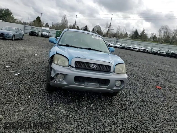 2004 Hyundai Santa Fe GLS with VIN KM8SC73D84U836947, listed as a Copart auction lot 43819265 with 153,487 mi miles and Salvage Title. Bid and sale history available at carsss.com. Image 11.