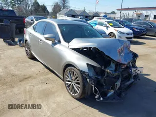 2015 Lexus IS 250 with VIN JTHCF1D25F5022244, listed as a IAAI auction lot 41483450 with 1 mi miles. Bid and sale history available at carsss.com. Image 1.
