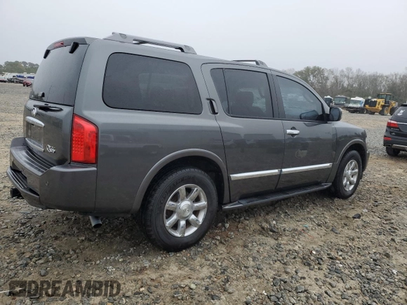 2005 Infiniti QX56 with VIN 5N3AA08C65N812268, listed as a Copart auction lot 83201404 with 109,232 mi miles and Salvage Title. Bid and sale history available at DreamBid. Image 3.