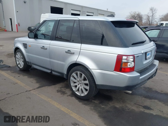 2006 Land Rover Range Rover Sport SC with VIN SALSH23406A960152, listed as a IAAI auction lot 41467139 with 167,916 mi miles. Bid and sale history available at carsss.com. Image 3.