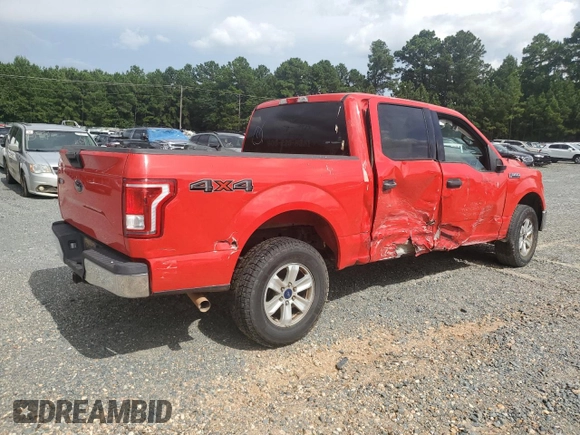 2017 Ford F-150 XL with VIN 1FTEW1EF5HKC65794, listed as a Copart auction lot 73113074 with Not provided miles and Salvage title. Bid and sale history available at DreamBid. Image 3.