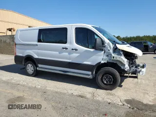 2024 Ford Transit Cargo with VIN 1FTBR1Y85RKA71078, listed as a Copart auction lot 53077775 with 6,991 mi miles and Clean Title. Bid and sale history available at DreamBid. Image 4.