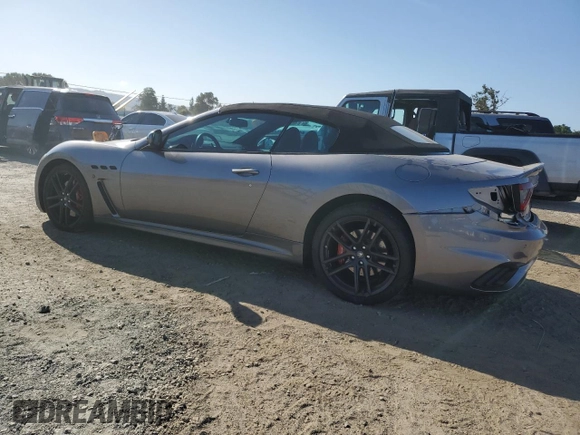 2019 Maserati GranTurismo Sport with VIN ZAM45VMAXK0312263, listed as a Copart auction lot 58569595 with 4,574 mi miles and Salvage title. Bid and sale history available at DreamBid. Image 2.