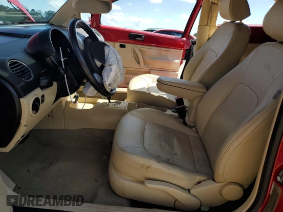 2009 Volkswagen Beetle S with VIN 3VWRG31C39M514610, listed as a Copart auction lot 50376005 with 56,816 mi miles and Salvage title. Bid and sale history available at DreamBid. Image 7.