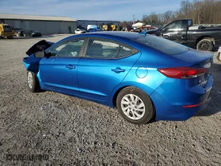 2017 Hyundai Elantra SE with VIN 5NPD74LF0HH196248, listed as a Copart auction lot 45359565 with 0 mi miles and Salvage Title. Bid and sale history available at carsss.com. Image 2.