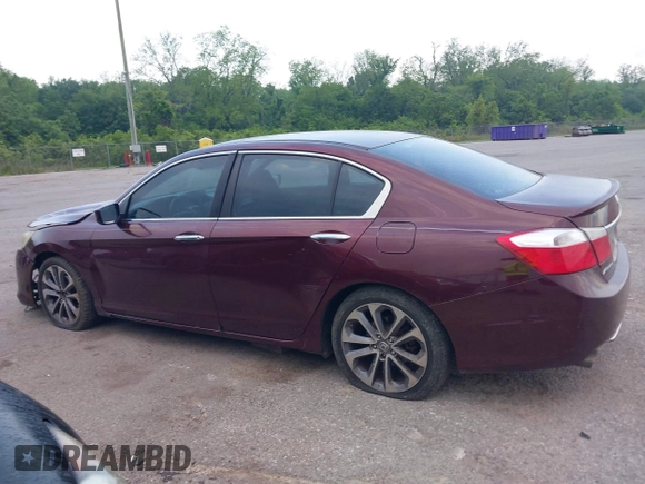 2014 Honda Accord Sedan Sport with VIN 1HGCR2F54EA189529, listed as a IAAI auction lot 42041263 with 376,477 mi miles. Bid and sale history available at carsss.com. Image 14.