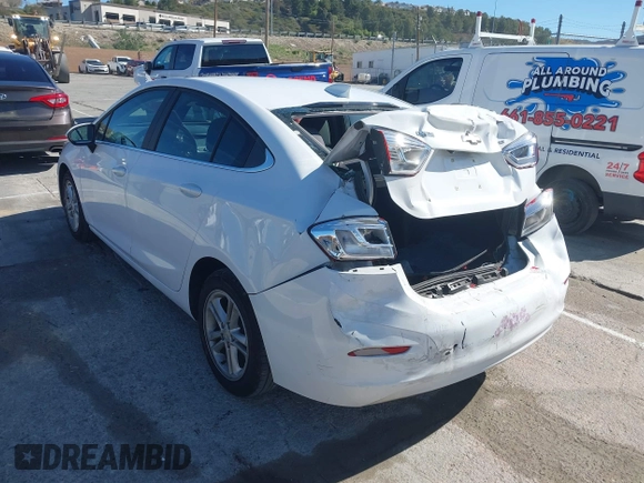 2017 Chevrolet Cruze LT with VIN 1G1BE5SM9H7277961, listed as a IAAI auction lot 41871114 with 69,495 mi miles and . Bid and sale history available at DreamBid. Image 3.