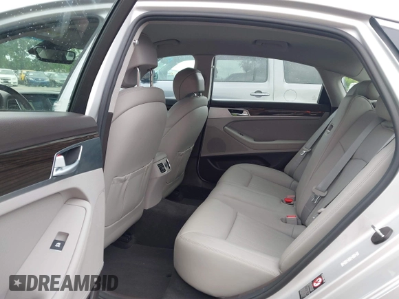 2018 Genesis G80 3.8L with VIN KMHGN4JE6JU249619, listed as a IAAI auction lot 42586733 with 32,836 mi miles and . Bid and sale history available at DreamBid. Image 8.