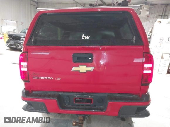 2019 Chevrolet Colorado 4WD Work Truck with VIN 1GCGTBEN8K1103282, listed as a IAAI auction lot 41987868 with 212,781 mi miles. Bid and sale history available at carsss.com. Image 16.
