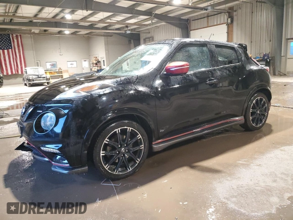 2015 Nissan Juke SV with VIN JN8AF5MV2FT561964, listed as a Copart auction lot 44040295 with 135,188 mi miles and Salvage Title. Bid and sale history available at DreamBid. Image 1.