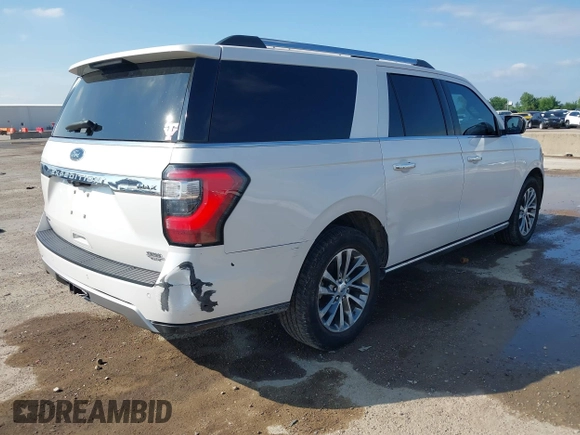 2018 Ford Expedition Max Limited z VIN 1FMJK1KT1JEA06871, wystawiony jako IAAI lot #42379804 z przebiegiem 142 087 mil mil oraz . Historia ofert i sprzedaży dostępna na DreamBid. Obrazek 4.