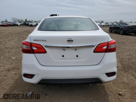 2017 Nissan Sentra S with VIN 3N1AB7AP7HY212742, listed as a Copart auction lot 54437495 with 63,438 mi miles and Salvage title. Bid and sale history available at DreamBid. Image 6.