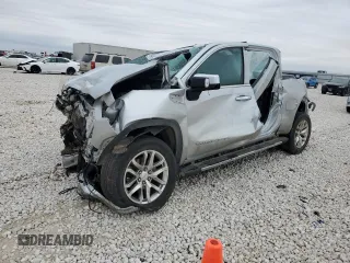 2019 GMC Sierra 1500 SLT z VIN 1GTP8DED6KZ173613, wystawiony jako Copart lot #42039805 z przebiegiem Nie podano mil oraz Szkoda całkowita • Salvage title. Historia ofert i sprzedaży dostępna na DreamBid. Obrazek 1.