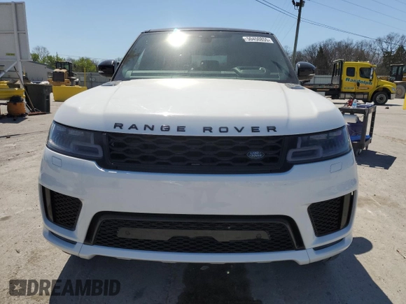 2022 Land Rover Range Rover Sport HST with VIN SALWS2RU2NA206436, listed as a Copart auction lot 50450855 with 21,989 mi miles and Clean Title. Bid and sale history available at carsss.com. Image 5.