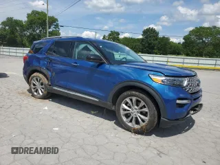 2022 Ford Explorer Limited with VIN 1FMSK7FH5NGA64604, listed as a Copart auction lot 61849025 with 84,124 mi miles and Salvage title. Bid and sale history available at DreamBid. Image 4.