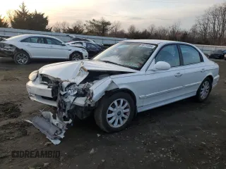 2003 Hyundai Sonata GLS with VIN KMHWF35HX3A756776, listed as a Copart auction lot 86134954 with 100,605 mi miles and Salvage Title. Bid and sale history available at carsss.com. Image 1.