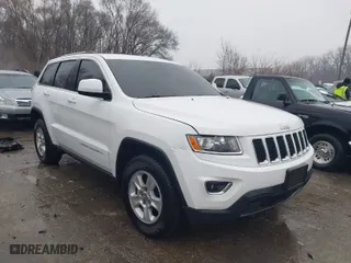 2014 Jeep Grand Cherokee Laredo with VIN 1C4RJEAG0EC510545, listed as a IAAI auction lot 41434776 with 141,789 mi miles. Bid and sale history available at carsss.com. Image 1.