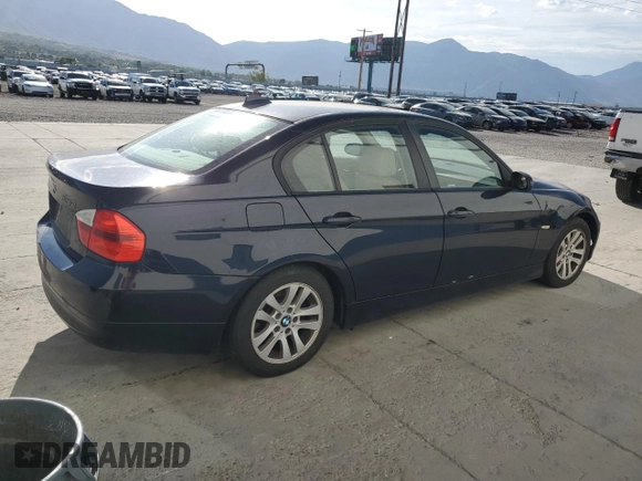 2007 BMW 3 Series 328xi with VIN WBAVC73527KP31960, listed as a Copart auction lot 59312445 with Not provided miles and Clean title. Bid and sale history available at DreamBid. Image 3.