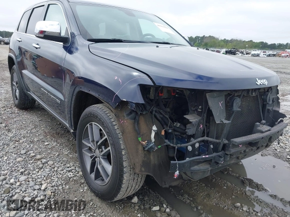 2017 Jeep Grand Cherokee Limited with VIN 1C4RJEBG0HC678706, listed as a IAAI auction lot 41933559 with 145,455 mi miles. Bid and sale history available at carsss.com. Image 6.