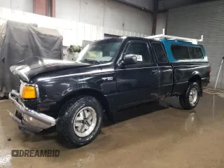 1995 Ford Ranger Splash with VIN 1FTCR14X2SPA25055, listed as a Copart auction lot 85964534 with 192,824 mi miles and Salvage Title. Bid and sale history available at carsss.com. Image 1.