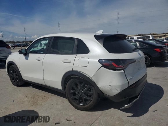 2024 Honda HR-V Sport with VIN 3CZRZ1H53RM720111, listed as a Copart auction lot 46855265 with 30,132 mi miles and Salvage Title. Bid and sale history available at carsss.com. Image 2.